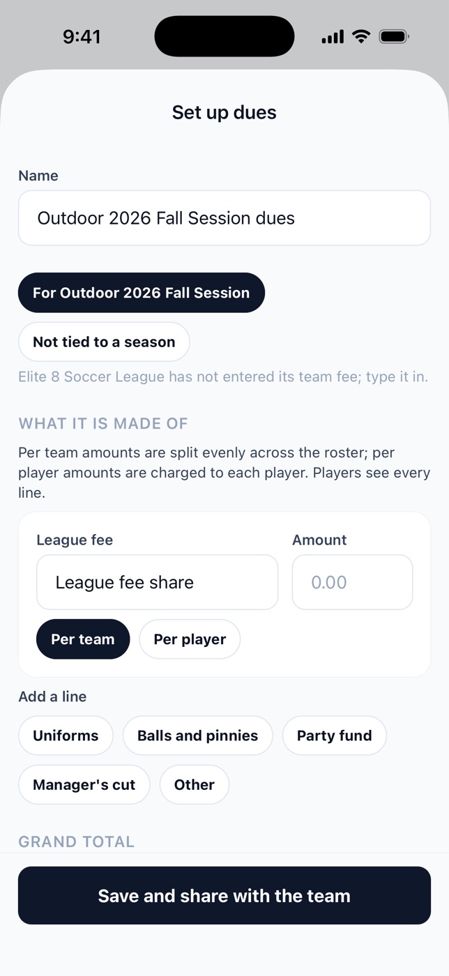Dues that explain themselves