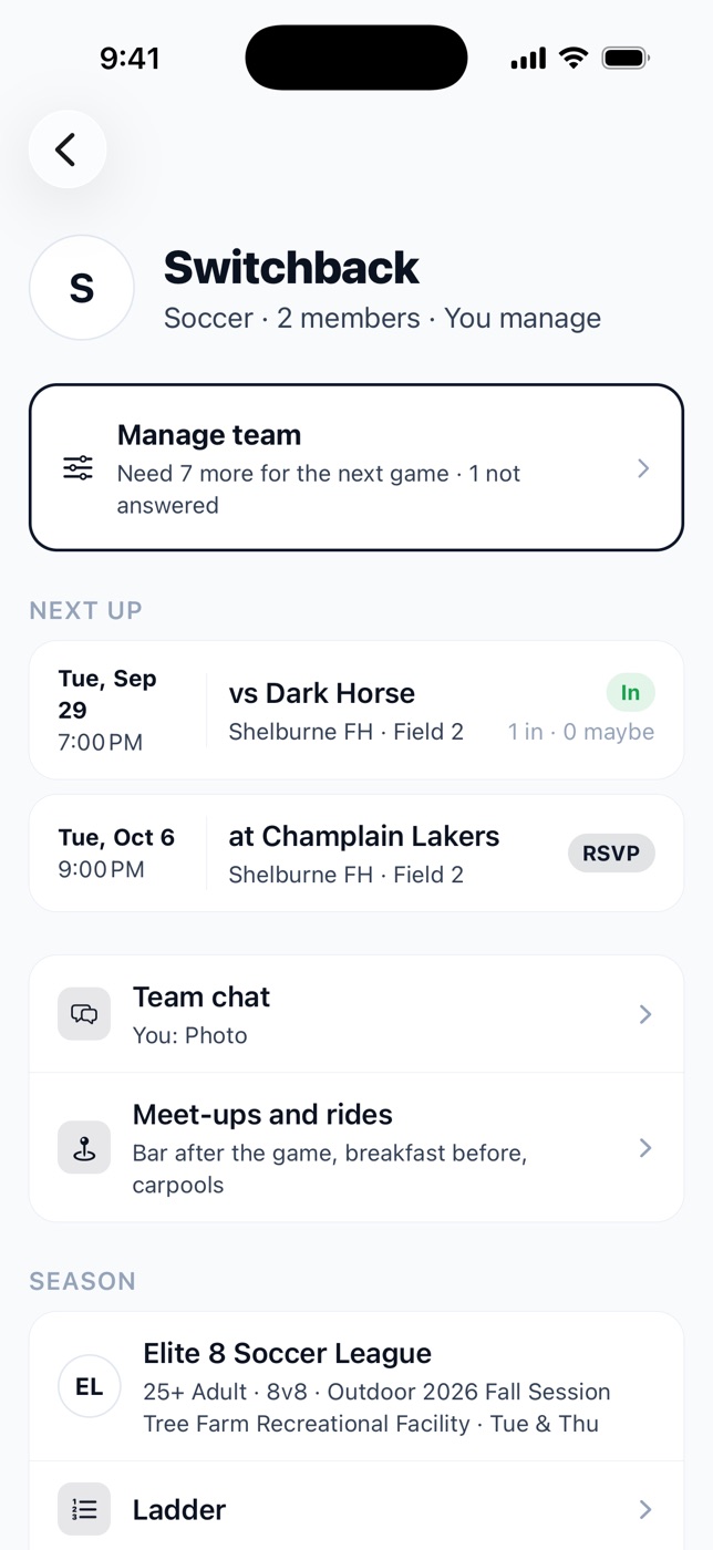 Their team in one place